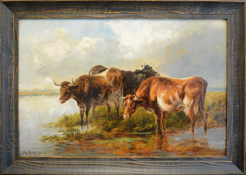 Cows Watering