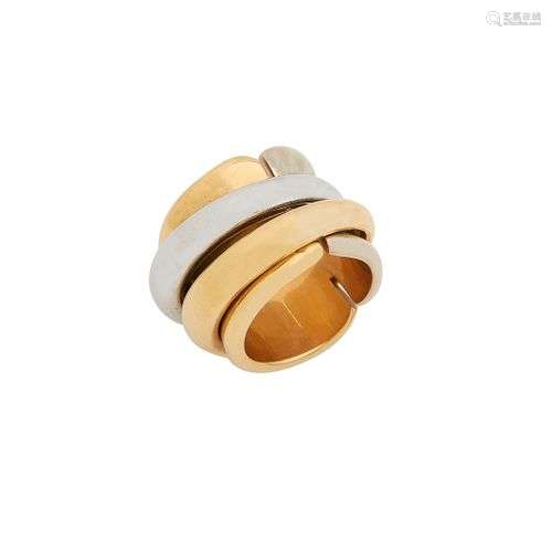 POMELLATO, Importante bague bandeau en or jaune 18K (750/°°)...