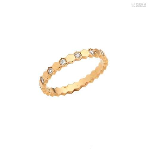 CHAUMET, Alliance Bee my Love en or jaune 18K (750/°°), ponc...