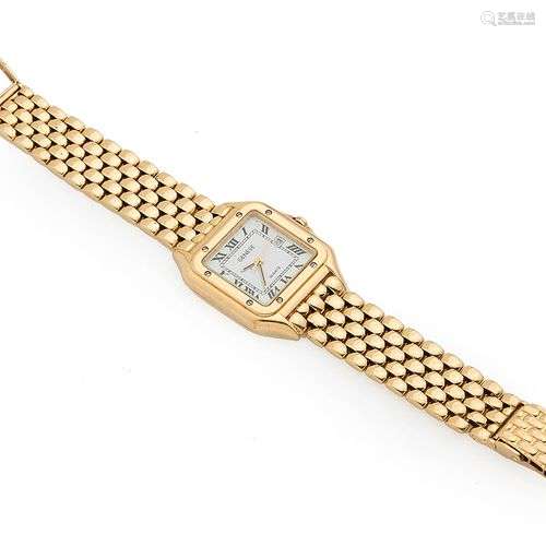 GENEVE, Montre bracelet de dame en or jaune 18K (750/°°), br...