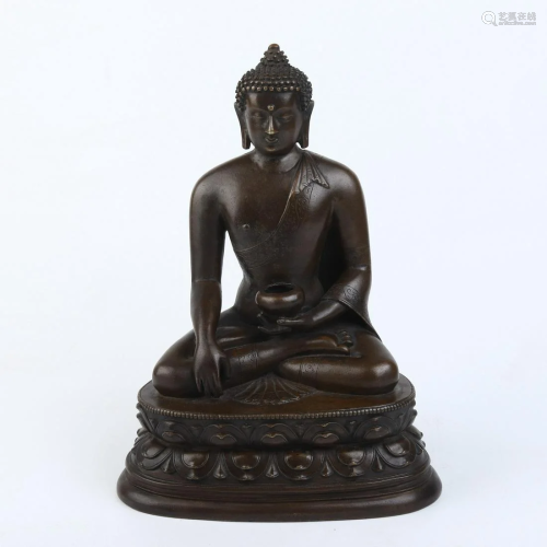 Chinese Copper Buddha Statue