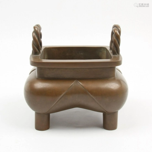 Chinese Copper Incense Burner Censer