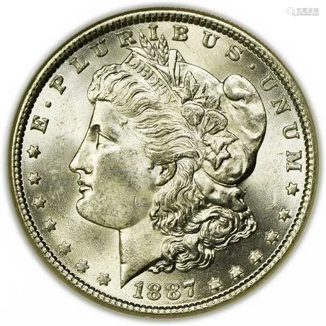 1887 Morgan Dollar PCI MS-63