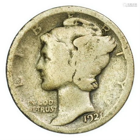 1921 Mercury Dime