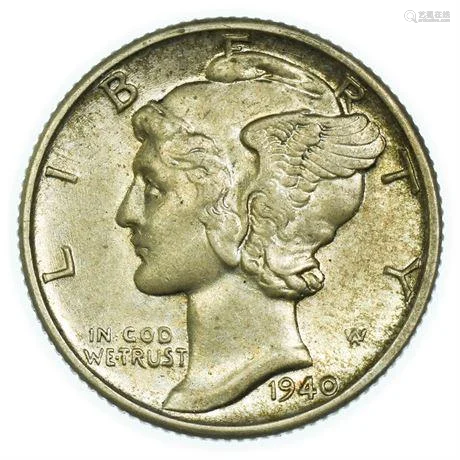 1940 Mercury Dime