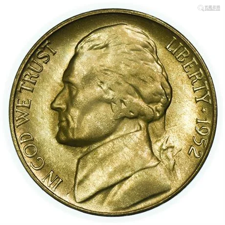 1952-S Jefferson Nickel