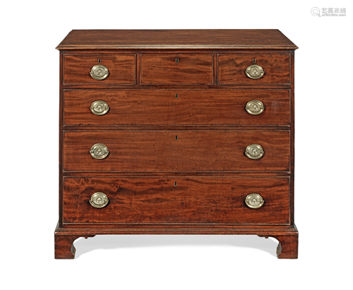 A SCOTTISH GEORGE III MAHOGANY CHEST