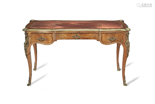 A FRENCH 18TH CENTURY LOUIS XV ORMOLU MOUNTED ROSE…