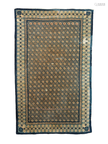 CHINESE RUG, POSSIBLY REDUCED