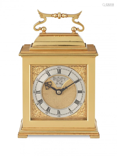 A GOOD MID 20TH CENTURY GILT TIMEPIECE