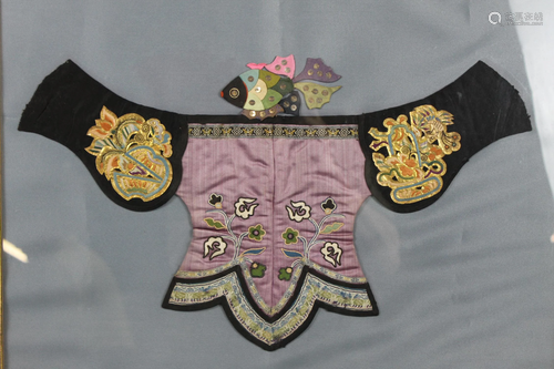 One Embroidered Panel