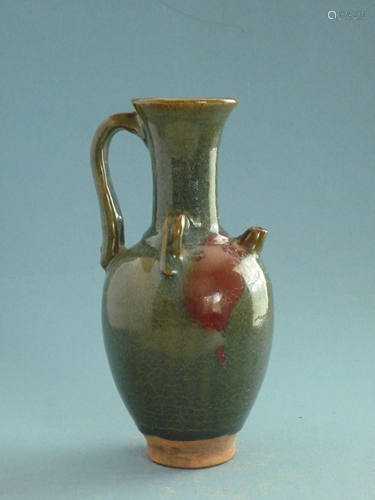 A Song-Style Purple-Splashed Jun Ewer