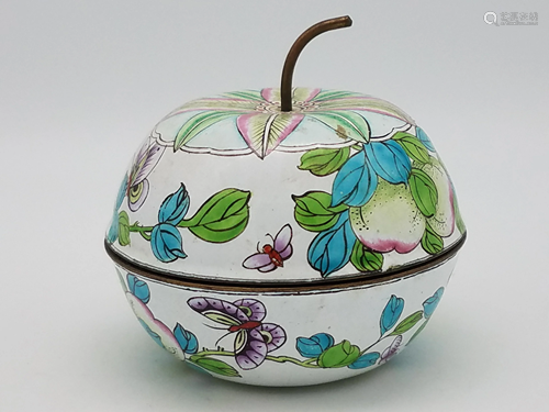 A Cloisonne Enamel Box, Republic of China