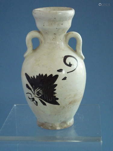 A Song-Style Cizhou Double-Handled Vase