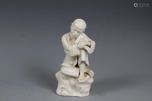 A White Porcelain Figurine