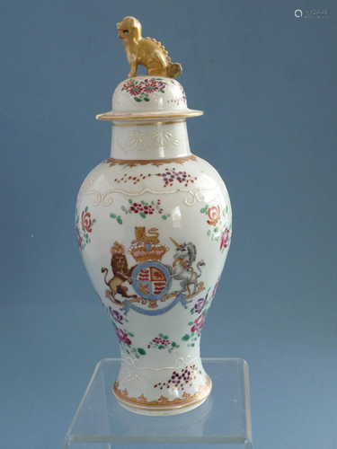 An Export Porcelain Jar, Qing Dynasty