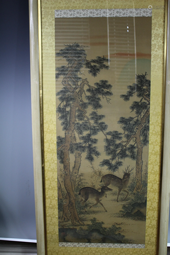 A Framed Chinese Classic Painting