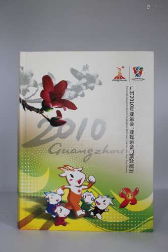 广州2010亚运会·亚残会门票珍藏册