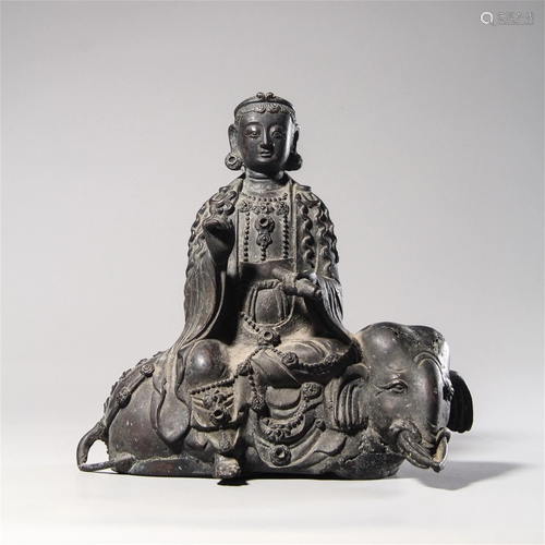 A Chinese Bronze Figure of Buddha