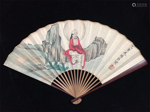 A Chinese Fan Painting