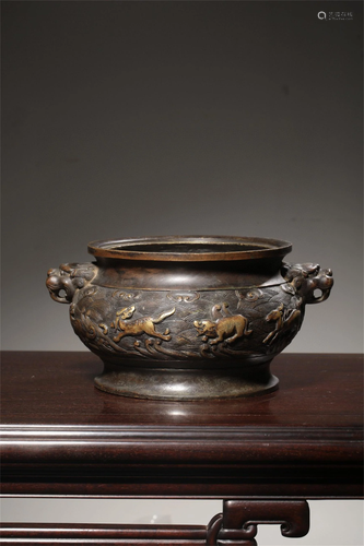 A Chinese Bronze Incense Burner