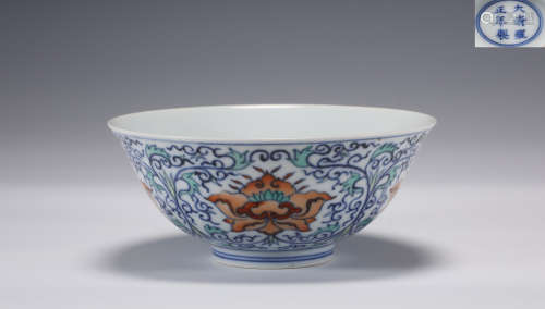 A Doucai Glazed Bowl Yongzheng Period