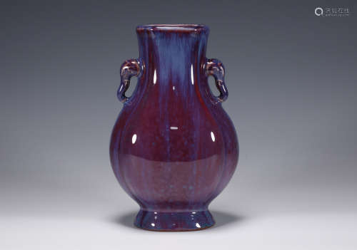 A Flambe Glazed Zun Vase Qianlong Period