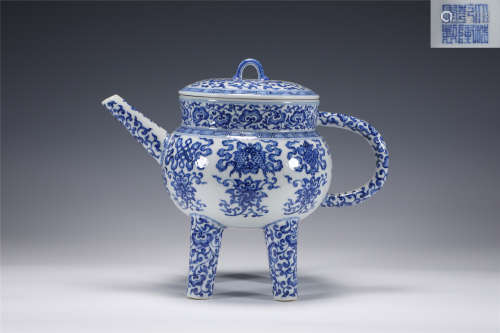 A Blue and White He Qianlong Period