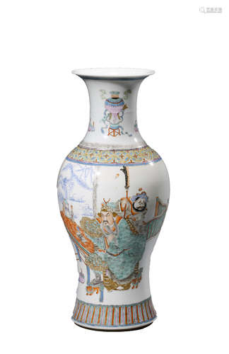 Chinese Famille Verte Porcelain Vase