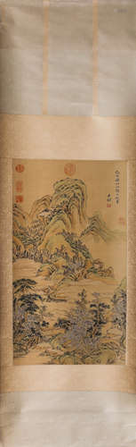 Chinese Landscape Scroll Painting