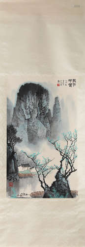 Chinese Landscape Scroll Painting