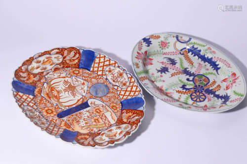 Japanese Two Imari Porcelain Plate