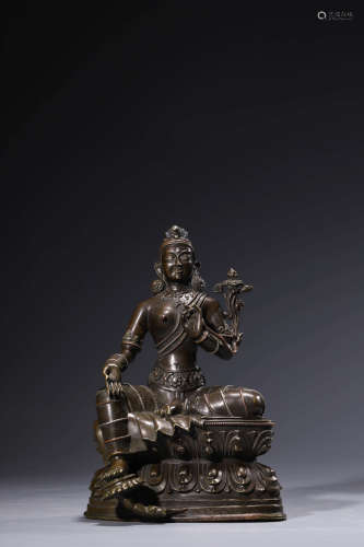 Chinese Bronze Figure Of Tara