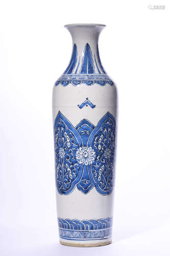 Chinese Large Blue White Porcelain Vase