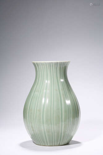 Chinese Celadon Glazed Porcelain Vase