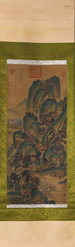 Chinese Landscape Scroll Painting