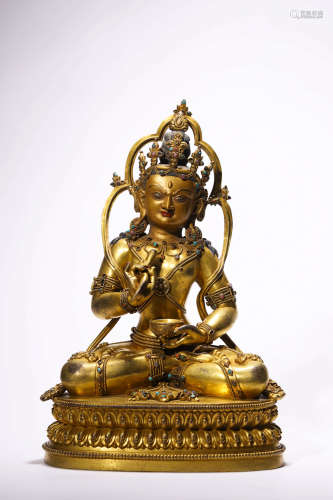 Chinese Gilt Bronze Figure Of Namgyalma