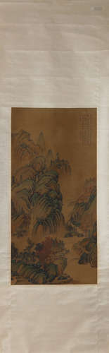 Chinese Landscape Scroll Painting