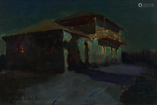 Charles Rollo Peters (1862-1928) Nocturne, Casa Ortega