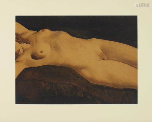 Maynard Dixon (1875-1946) Nude 16 1/2 x 24 1/4in framed