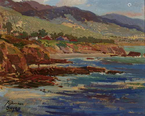 Fred Grayson Sayre (1879-1939) Laguna Beach 10 x 12in