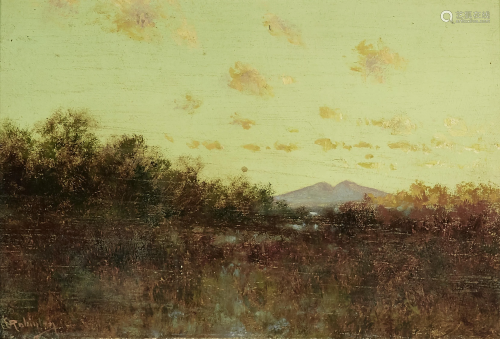 Charles Dormon Robinson (1847-1933) A View of Mt.