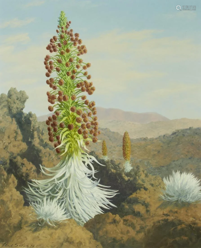 Lloyd Sexton, Jr. (1912-1990) Landscape with Haleakala