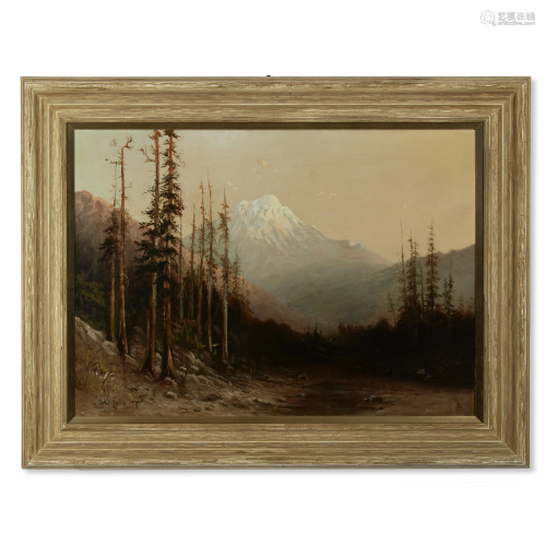 William Keith (1838-1911) Mountain Peak, Thought to be