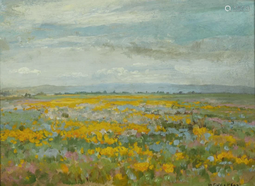William Franklin Jackson (1850-1936) Poppy Field near