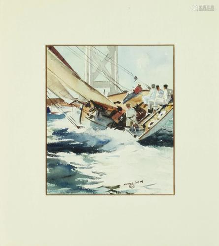 Maurice Logan (1886-1977) Sailing on San Francisco Bay