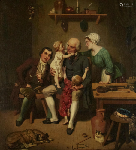 Charles Christian Nahl (1818-1878) Visit to Grandpa 30