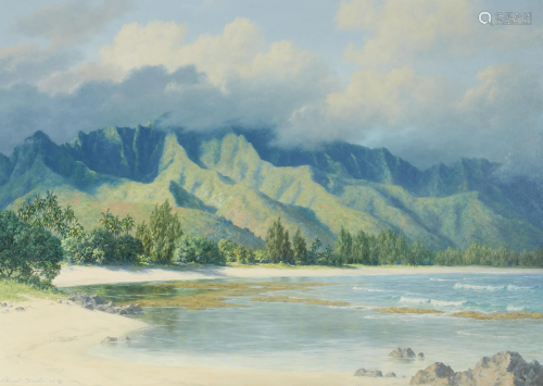 Lloyd Sexton, Jr. (1912-1990) Beach and Mountains,