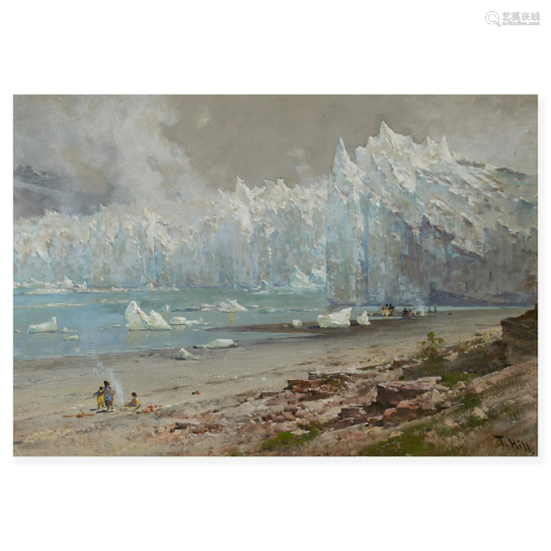 Thomas Hill (1829-1908) The Muir Glacier (Alaska) 16 x