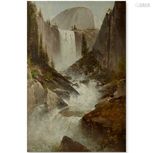 Thomas Hill (1829-1908) Vernal Falls with Half Dome 30